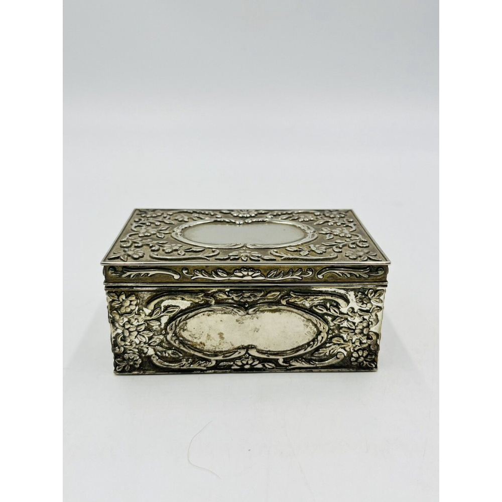 Princess House Silver Plated Trinket Box